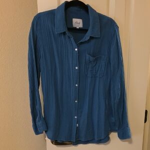Rails Dark Teal Blue Shirt
